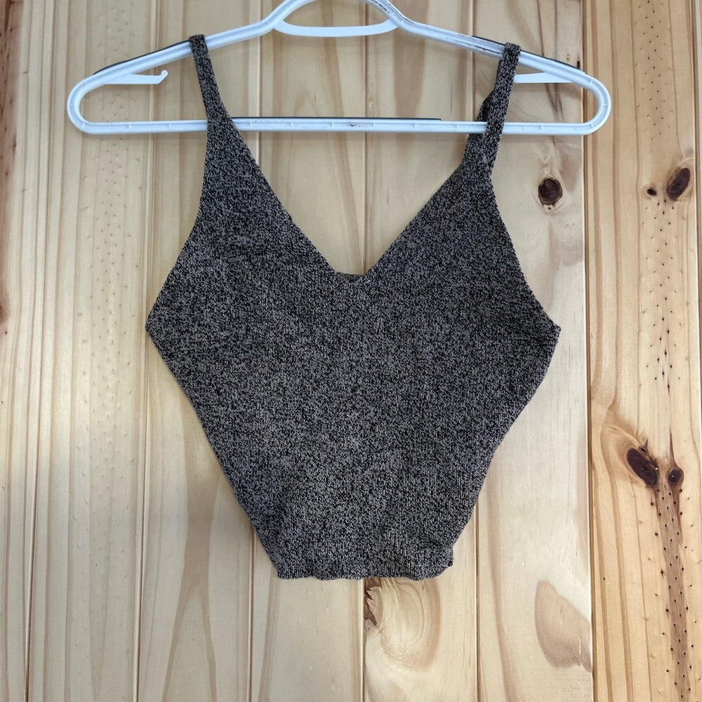 Brown Knit Women's Top